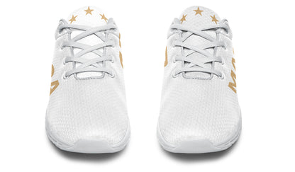 White & Gold MAGA Sneaker