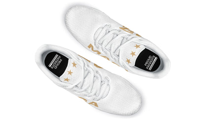 White & Gold MAGA Sneaker