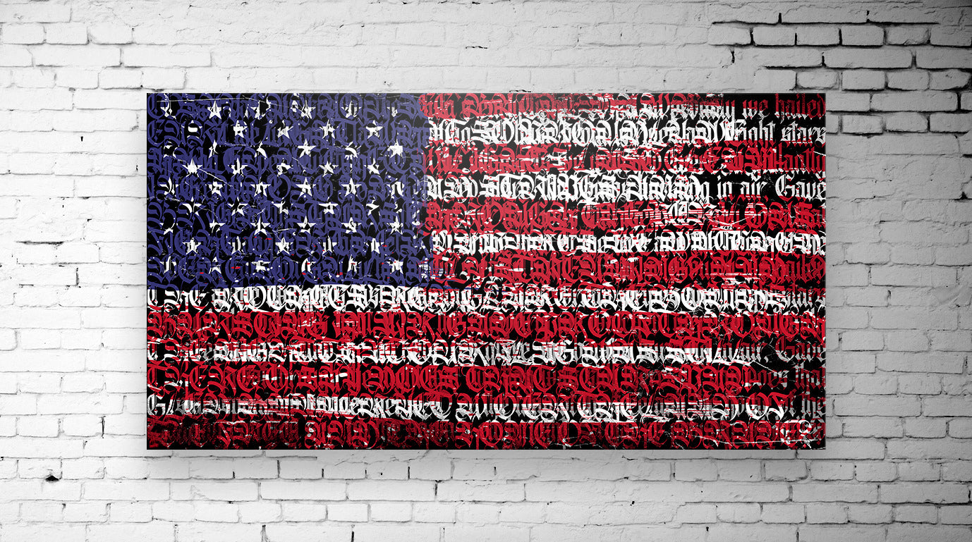 Star Spangled Banner (Rolled Paper Only - You Must Get This Framed Yourself)