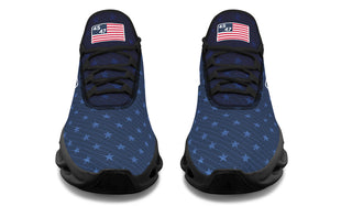 Blue 45-47 Flag Trendy Sneakers