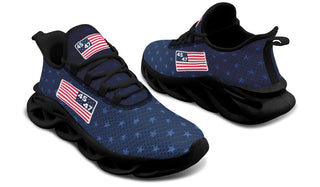 Blue 45-47 Flag Trendy Sneakers