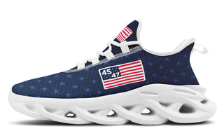 Blue 45-47 Flag Trendy Sneakers