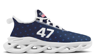 Blue 45-47 Flag Trendy Sneakers