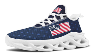 Blue 45-47 Flag Trendy Sneakers