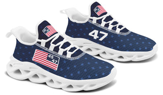 Blue 45-47 Flag Trendy Sneakers