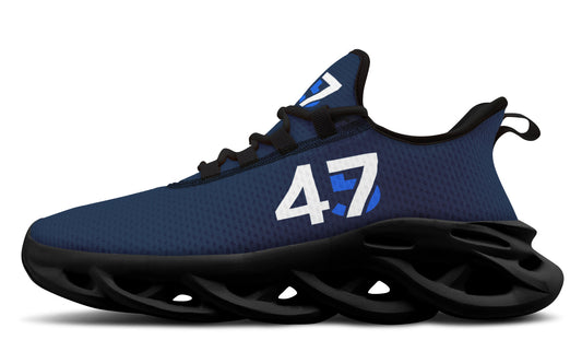 Blue 45-47 MAGA Trendy Sneakers