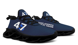 Blue 45-47 MAGA Trendy Sneakers