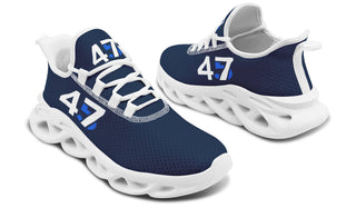 Blue 45-47 MAGA Trendy Sneakers