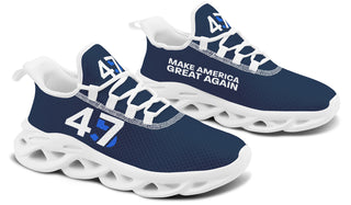 Blue 45-47 MAGA Trendy Sneakers