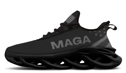 Dark MAGA Flag Trendy Sneakers