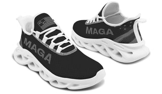 Dark MAGA Flag Trendy Sneakers