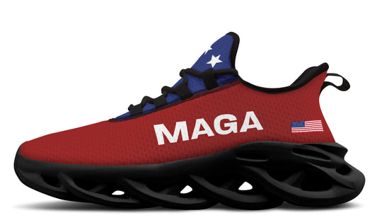 Red White Blue MAGA Trendy Sneakers