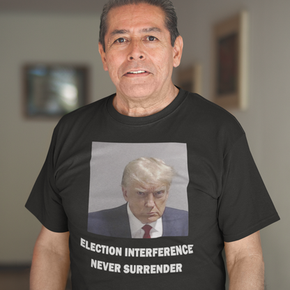 Trump Mugshot Shirt Black