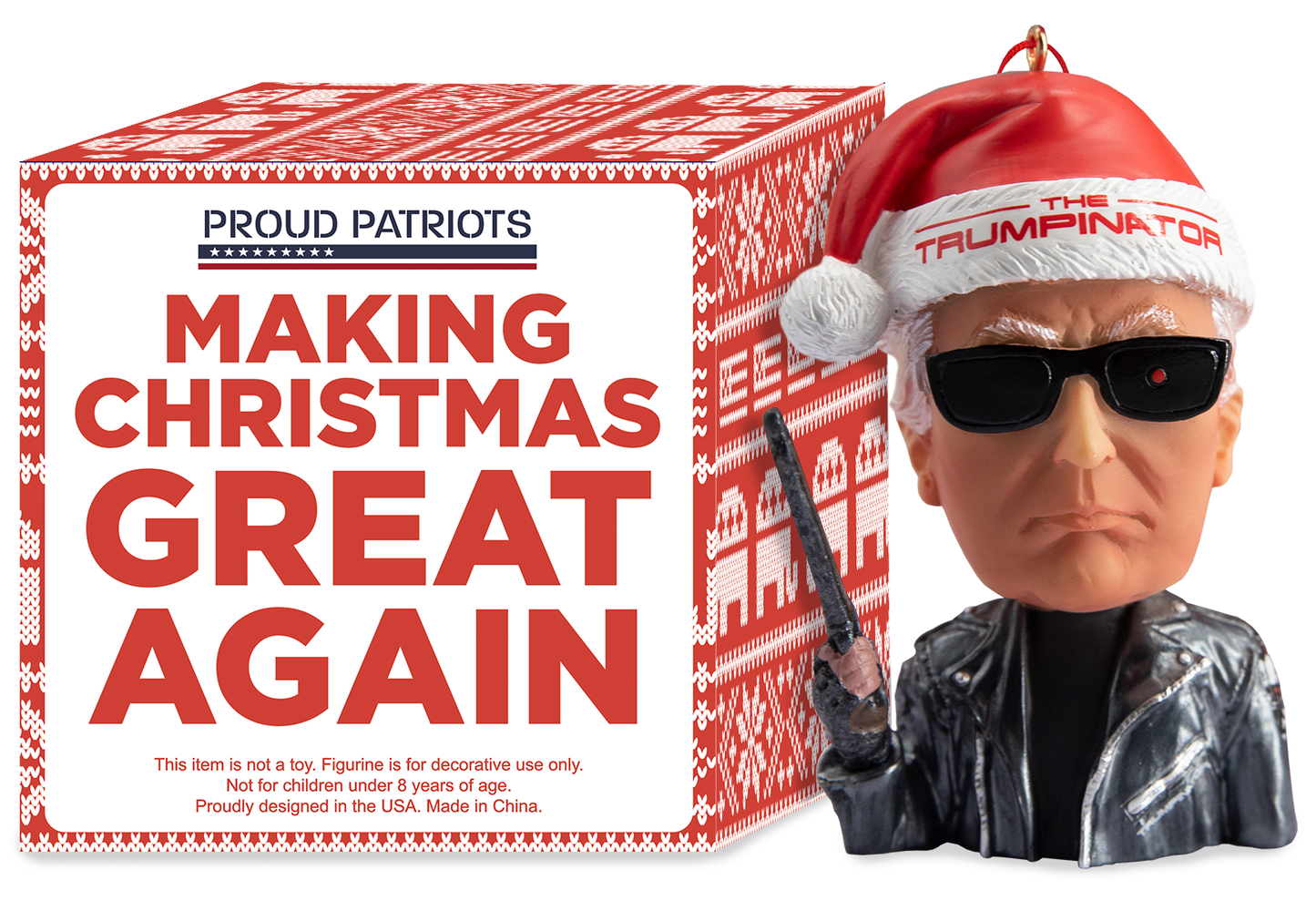 The Trumpinator Christmas Ornament