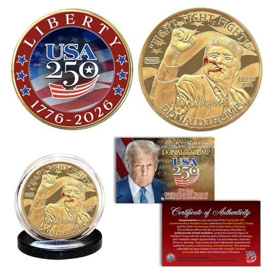 Trump USA 250 FIGHT – GOLDEN PROOF