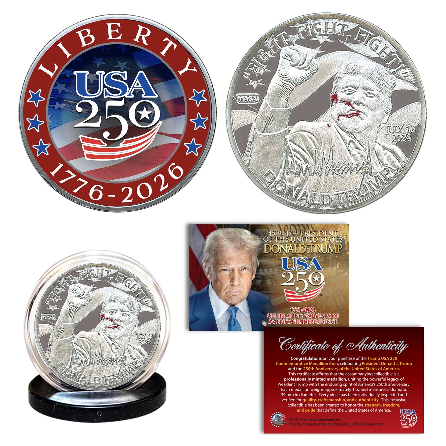 Trump USA 250 6-Coin Bundle (Save 20%)