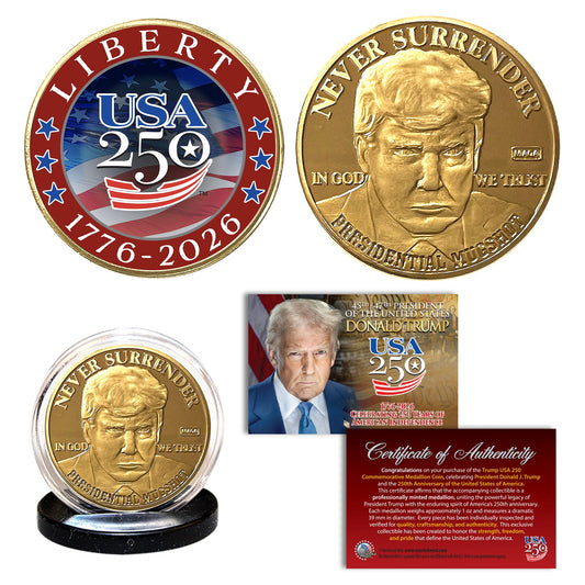 Trump USA 250 MUGSHOT – GOLDEN PROOF