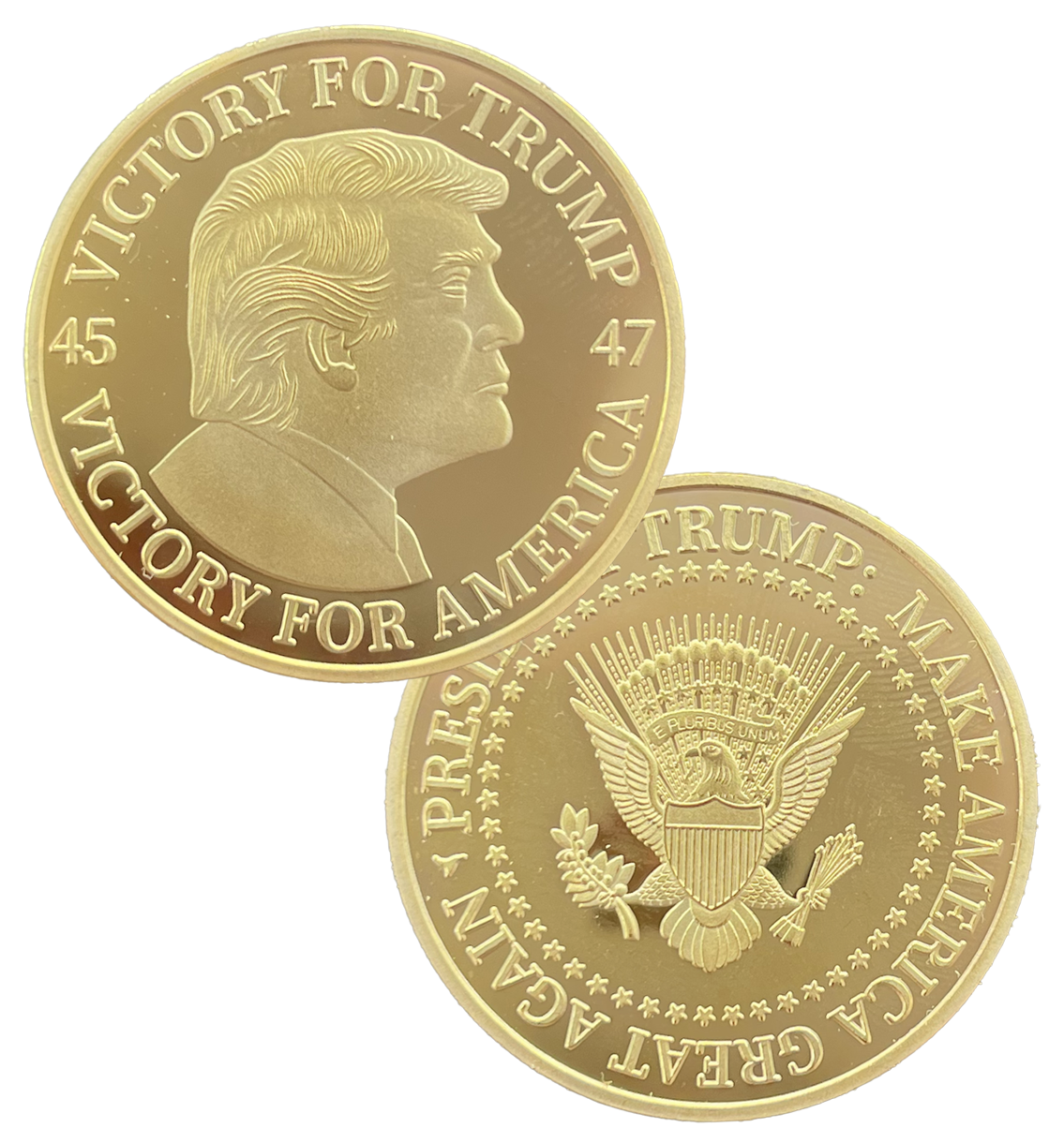 Trump 45/47 Gold Coin