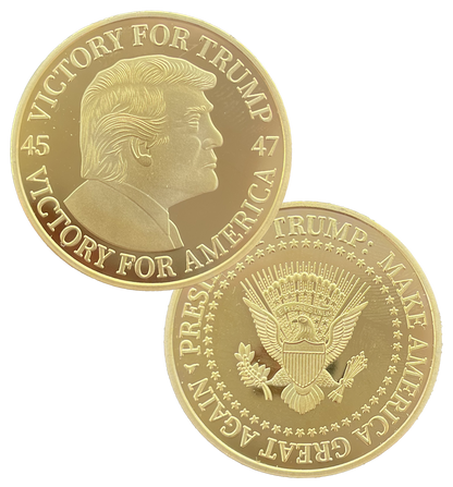 Trump 45/47 Gold Coin