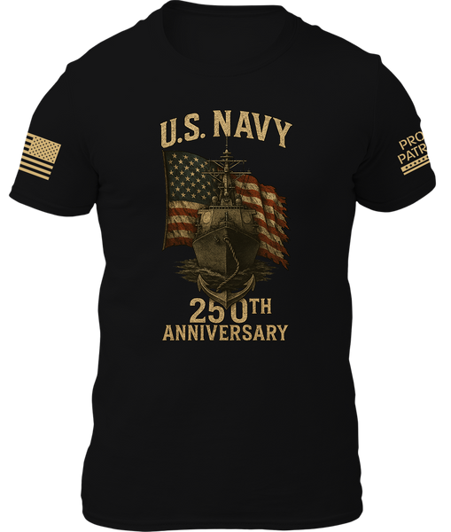 U.S. Navy 250th Anniversary Shirt – Proud Patriots