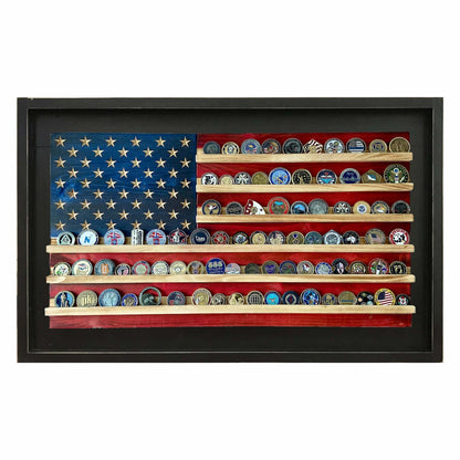 Flags of Valor - Challenge Coin Holder Flag