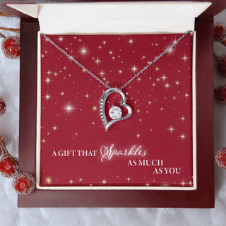 A Gift That Sparkles As Much As You - Forever Love Necklace