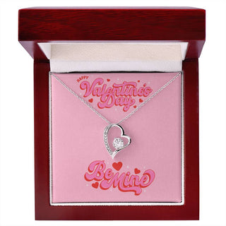 I'm Lovin' You Card + Happy Valentines Day Necklace (Valentines Day Gift Bundle)