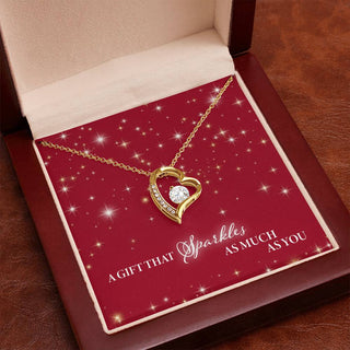 A Gift That Sparkles As Much As You - Forever Love Necklace
