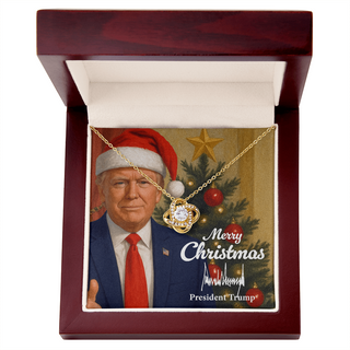 Merry Christmas from Donald Trump - Love Knot Necklace