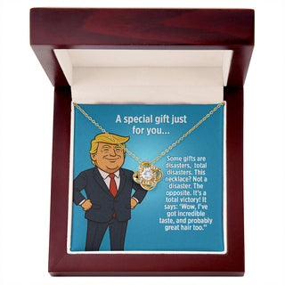 This Necklace? Not A Disaster. The Opposite. It's A Total Victory! - Love Knot Necklace Gift