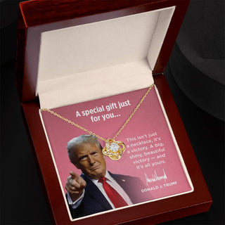 This Isn't Just A Necklace, It's A Victory - Love Knot Necklace Gift