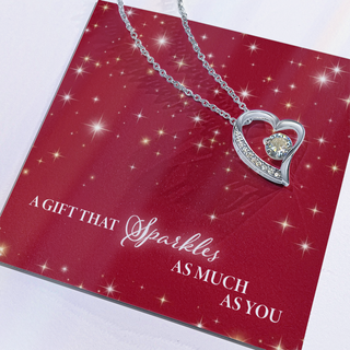 A Gift That Sparkles As Much As You - Forever Love Necklace