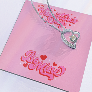Happy Valentines Day, Be Mine - Forever Love Necklace