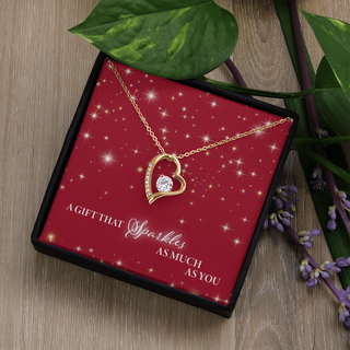 A Gift That Sparkles As Much As You - Forever Love Necklace