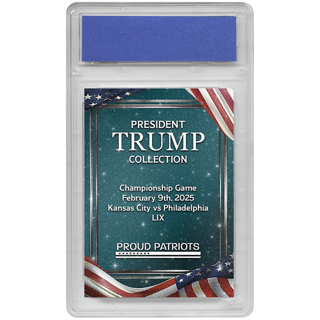 President Trump Championship Game 59 Trading Card | Diamond Dust | Only 100 Available | Individually Numbered | Graded GEM-MT 10