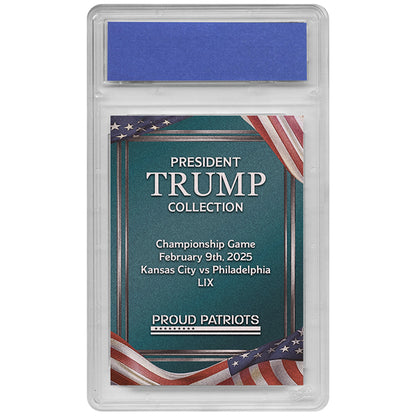 President Trump Championship Game 59 Trading Card | Pearl | Only 50 Available | Individually Numbered | Graded GEM-MT 10