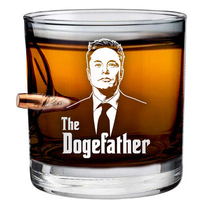 The Dogefather Whiskey Glass