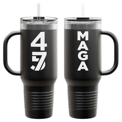 Black MAGA 45/47 Insulated Travel Mug, 40oz