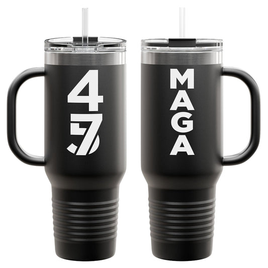 Black MAGA 45/47 Insulated Travel Mug, 40oz