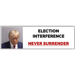 Trump Mugshot Bumper Sticker