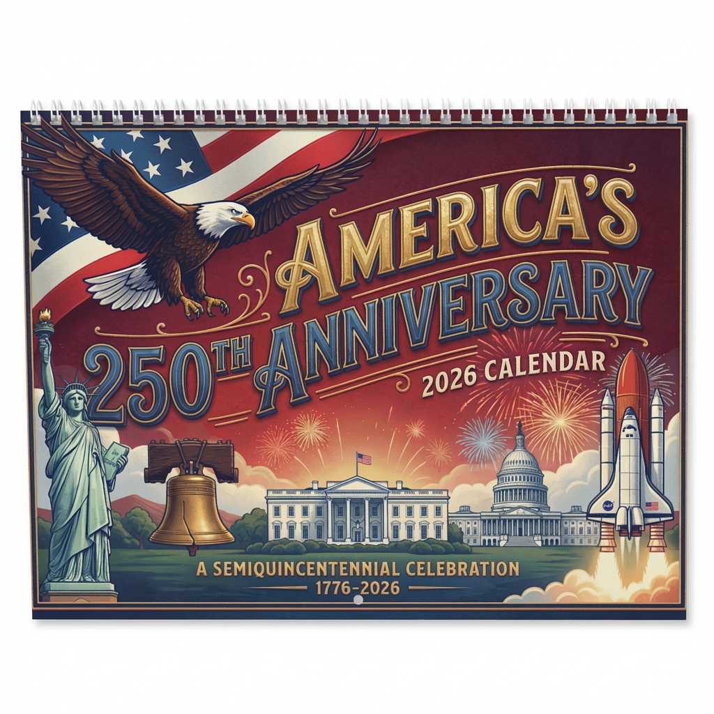 America's 250th Anniversary 2026 Calendar
