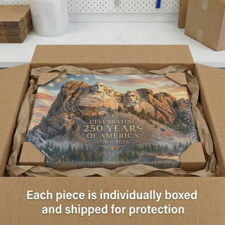 America's 250th Anniversary Mount Rushmore Canvas (24"x 16")