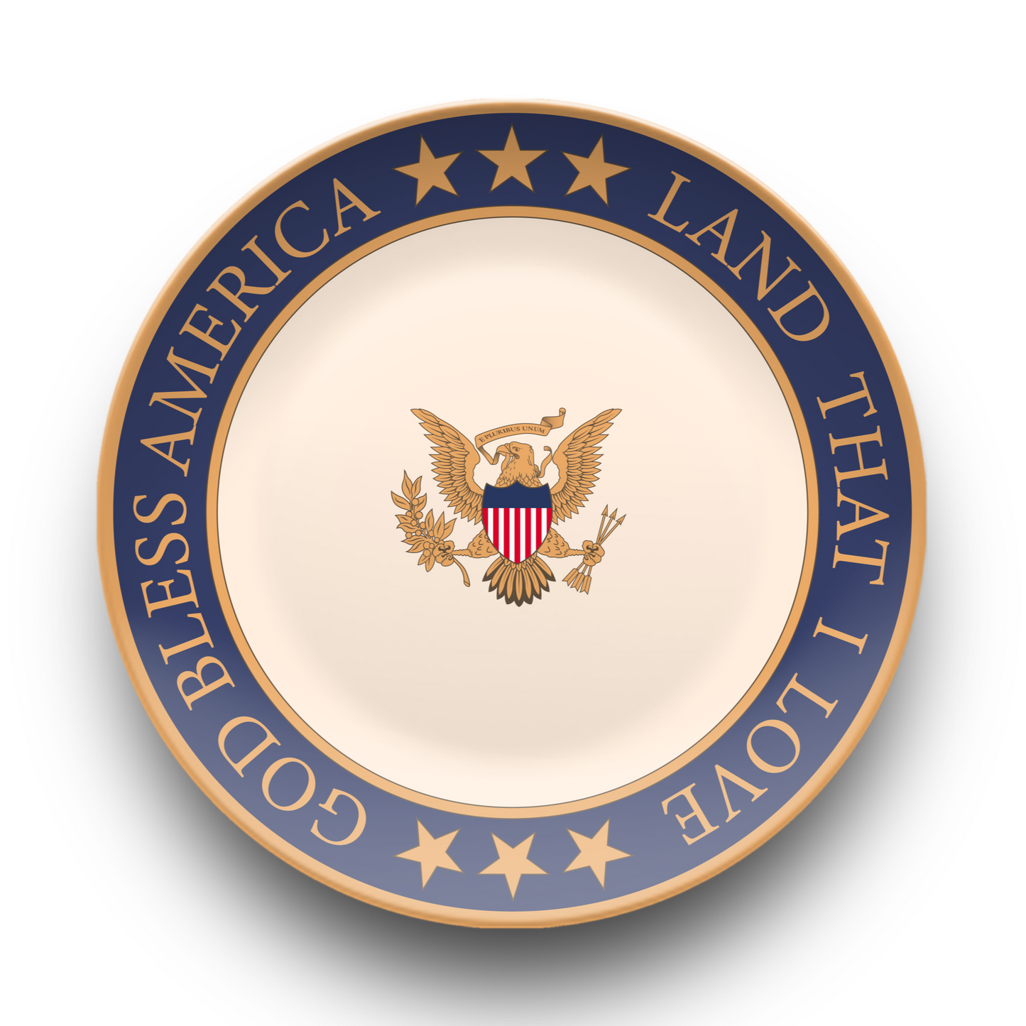 God Bless America Plate