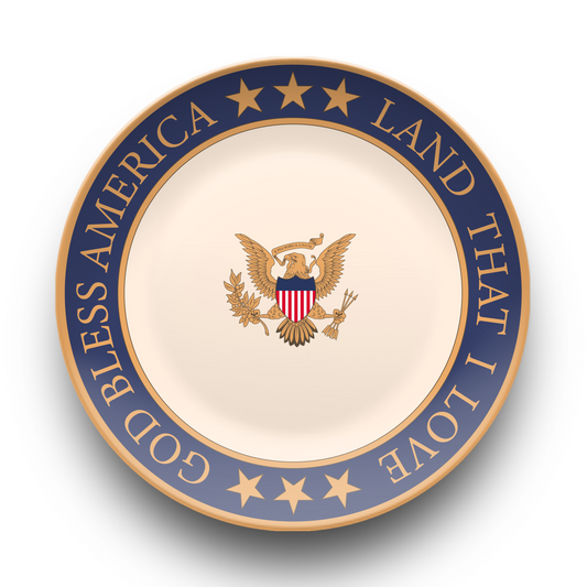 God Bless America Plate