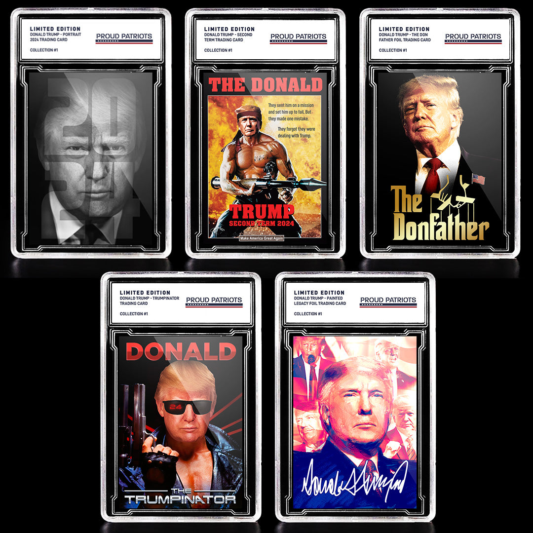Trump Physical Trading Cards - Collection #1 (Limited Print Run of 1,000 Units)