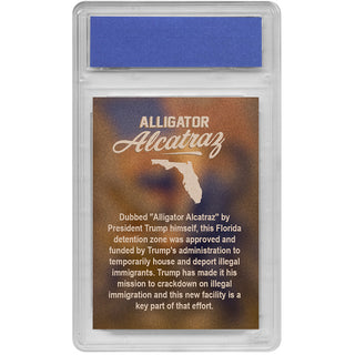 CHAMPAGNE PEARL Alligator Alcatraz Collectible Trading Card (Only 100 Available)