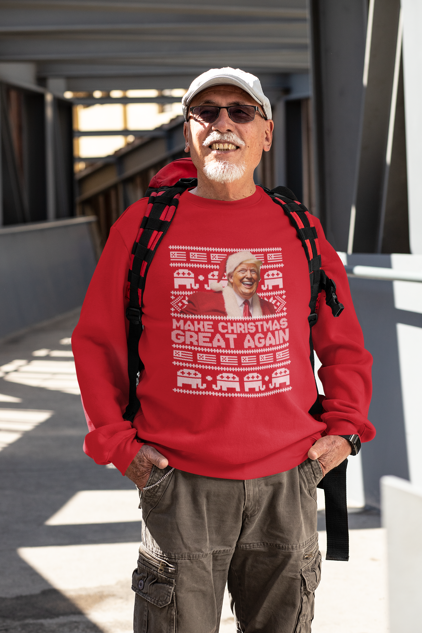 Make Christmas Great Again Trump Christmas Sweatshirt