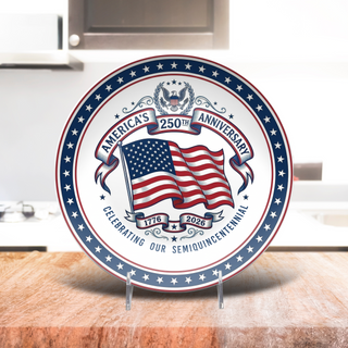 America's 250th Anniversary Semiquincentennial Plate