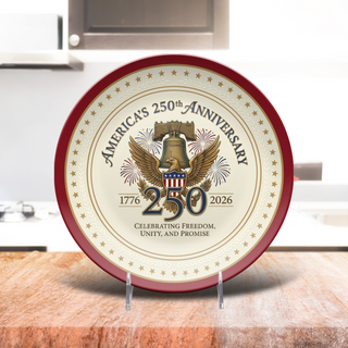 America's 250th Anniversary Celebrating Freedom, Unity, And Promise Plate