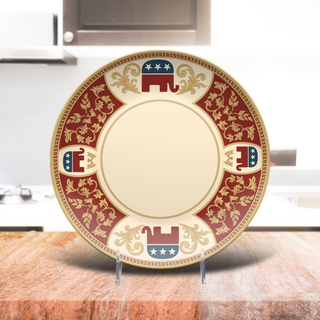 Republican Elephant Decorative Plate